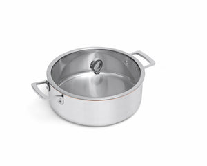 Sauteuse avec un noyau en cuivre