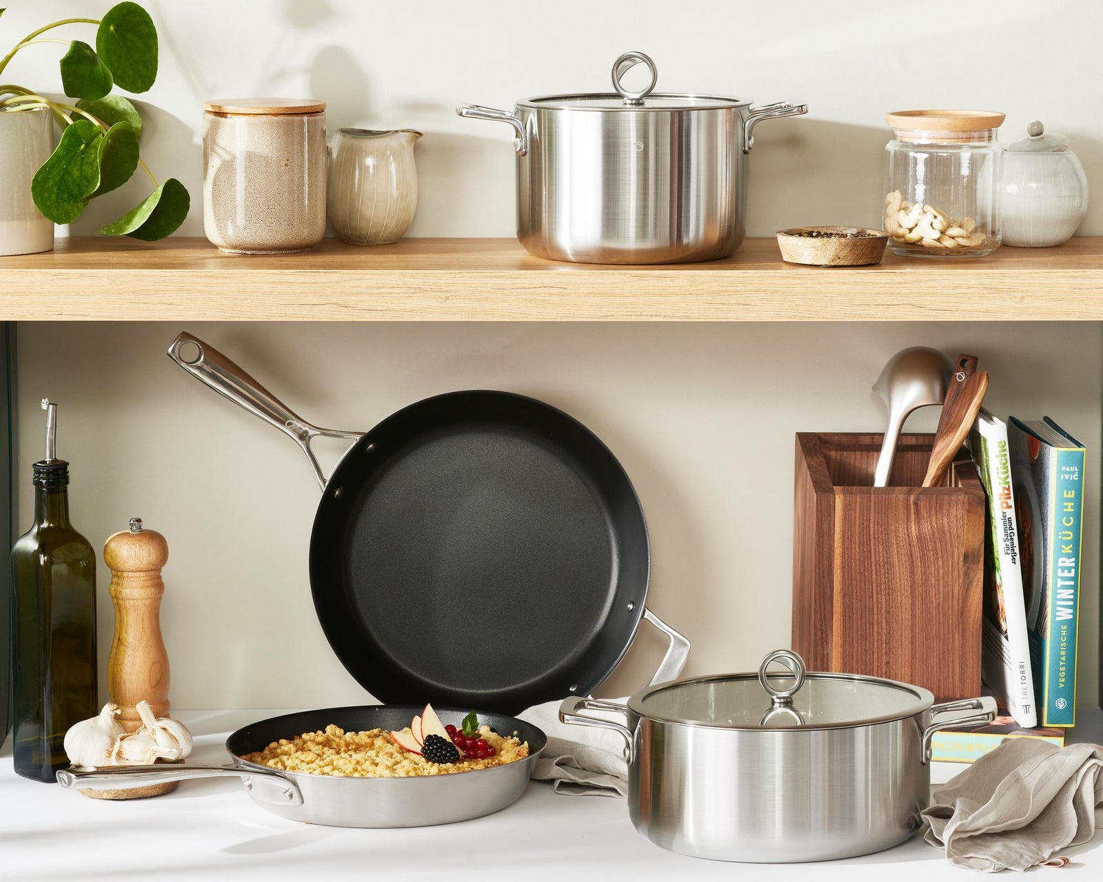 Laden Sie das Bild in den Galerie-Viewer, Set de poêles et casseroles
