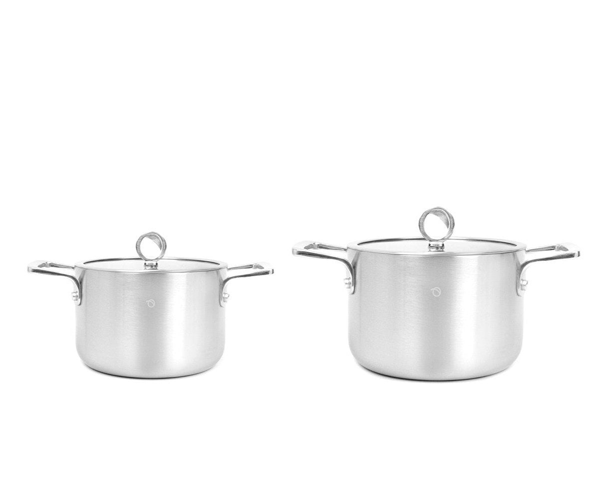 Casserole avec un noyau en cuivre