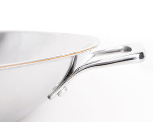 Wok avec un noyau en cuivre 36cm